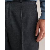 WE Fashion - Heren Loose Fit Pantalon - Met Rechte Pijpen - Zwart