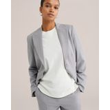 WE Fashion - Slim Fit Blazer - Lichtgrijs