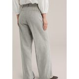 WE Fashion - Wide Leg Pantalon - Met Structuur