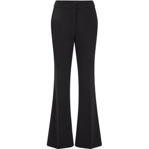 WE Fashion - Flared Pantalon - Zwart