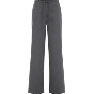 WE Fashion - Regular Waist Broek - Grijs Melange - Loose Fit