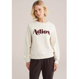 WE Fashion - Dames Sweater - Ecru - Regular Fit