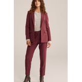 WE Fashion - Slim Fit Pantalon - Geweven Kwaliteit - Taps Toelopende Pijpen
