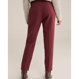 WE Fashion - Slim Fit Pantalon - Geweven Kwaliteit - Taps Toelopende Pijpen