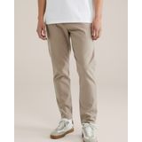 WE Fashion - Slim Fit Chino - Beige - Katoen
