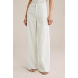 WE STUDIO - Wide Leg Jeans - Ecru - Denim