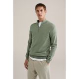 WE Fashion - Heren Trui - Slim Fit - Katoen Blend - Met Rits