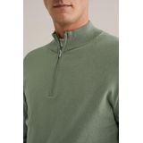 WE Fashion - Heren Trui - Slim Fit - Katoen Blend - Met Rits