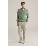 WE Fashion - Heren Trui - Slim Fit - Katoen Blend - Met Rits