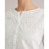 WE Fashion - Curve - Gebreide Top - Gebroken Wit - Regular Fit