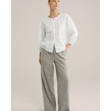 WE Fashion - Curve - Gebreide Top - Gebroken Wit - Regular Fit