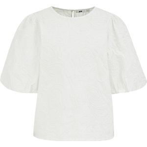 WE Fashion - Blouse - Gebroken Wit - Regular Fit - Katoen