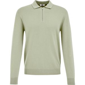 WE Fashion - Slim Fit Trui - Katoenmix - Met Rits