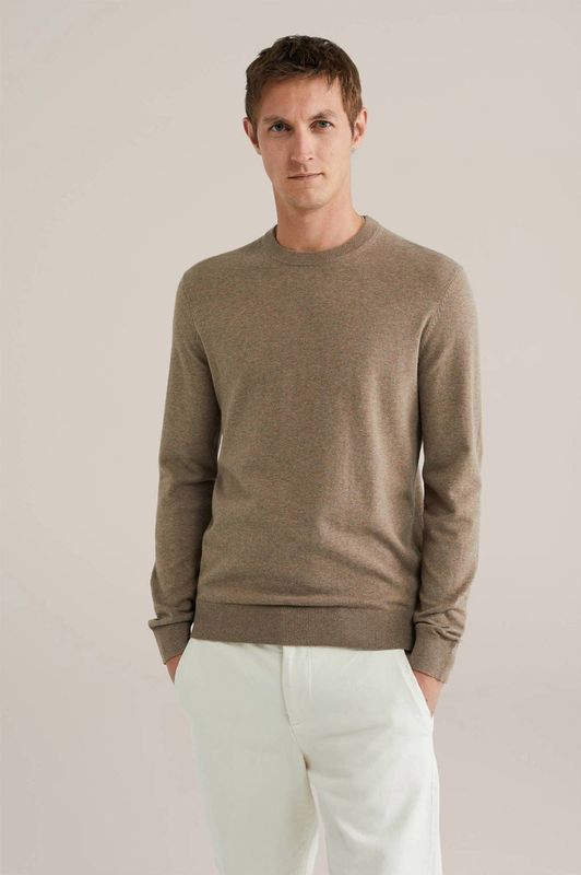 WE Fashion - Rossi - Gebreide Trui - Bruin