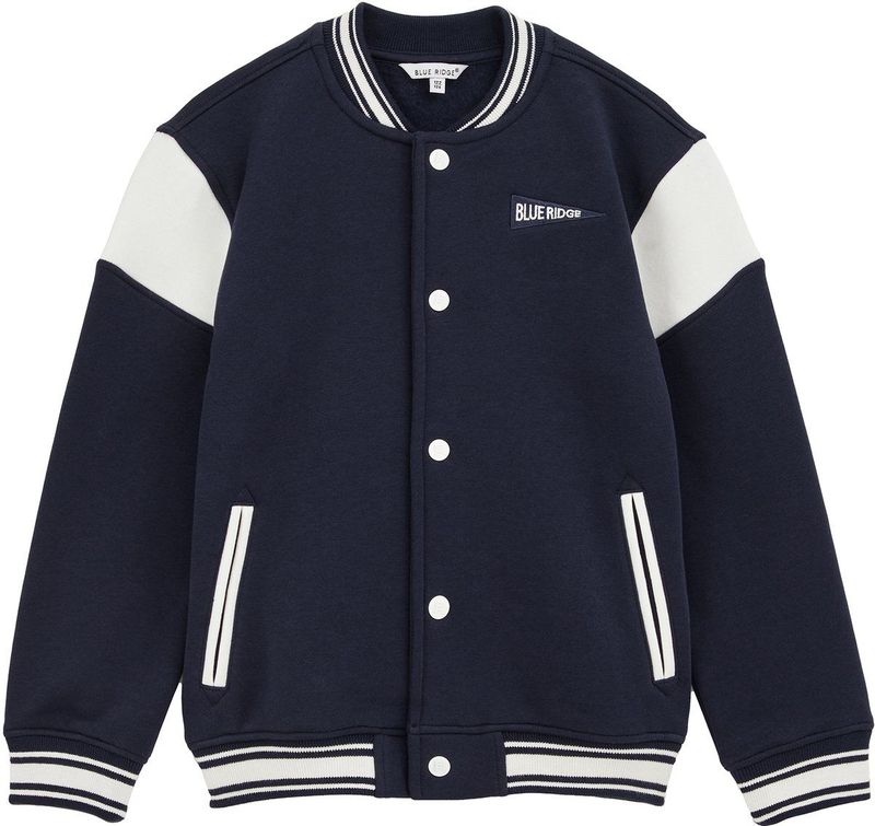 Blue Ridge - Jongens Bombervest - Marineblauw - Katoen