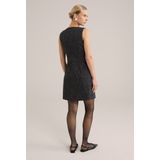 WE Fashion - Dames Jurk - Mouwloos - Ronde Hals - Steekzakken - Ritssluiting