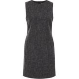 WE Fashion - Dames Jurk - Mouwloos - Ronde Hals - Steekzakken - Ritssluiting