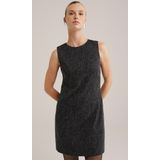 WE Fashion - Dames Jurk - Mouwloos - Ronde Hals - Steekzakken - Ritssluiting