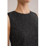 WE Fashion - Dames Jurk - Mouwloos - Ronde Hals - Steekzakken - Ritssluiting