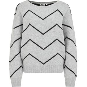 WE Fashion - Gebreide Trui - Grijs