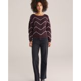 WE Fashion - Oversized Trui - Met Print