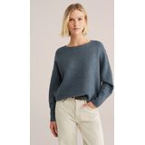 WE Fashion - Trui - Petrol - Losse Pasvorm - Lange Mouw