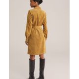 WE Fashion - Dames Jurk - Corduroy - Met Structuur