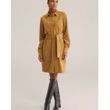 WE Fashion - Dames Jurk - Corduroy - Met Structuur