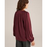 WE Fashion - Blouse - Donkerrood
