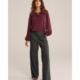 WE Fashion - Blouse - Donkerrood