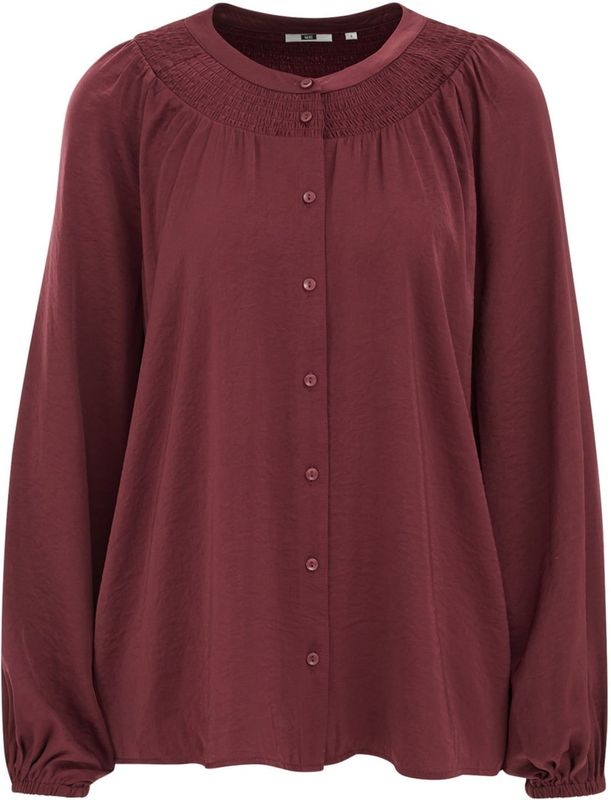 WE Fashion - Blouse - Donkerrood