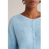 WE Fashion - Gebreid Vest - Wolmix - Regular Fit