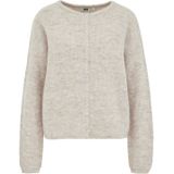 WE Fashion - Fijn Gebreid Vest - Ronde Hals - Lange Mouwen