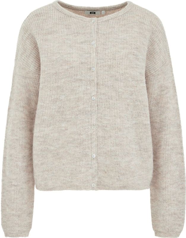 WE Fashion - Fijn Gebreid Vest - Ronde Hals - Lange Mouwen