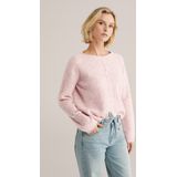WE Fashion - Gebreid Vest - Rosa