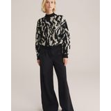 WE Fashion - Pullover - Zwart - Met Wol