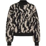 WE Fashion - Pullover - Zwart - Met Wol