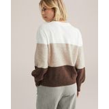 WE Fashion - Pullover - Bruin - Met Wol