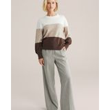 WE Fashion - Pullover - Bruin - Met Wol