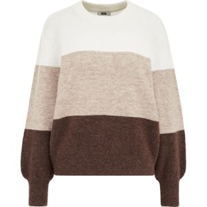 WE Fashion - Pullover - Bruin - Met Wol