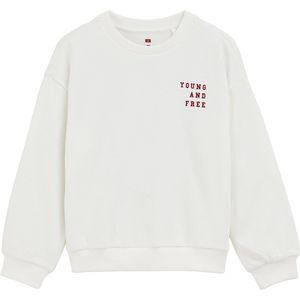 WE Fashion Sweatshirt  bourgogne / wit