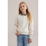 WE Fashion - Sweater - Beige - Regular Fit - Katoen