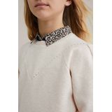 WE Fashion - Sweater - Beige - Regular Fit - Katoen