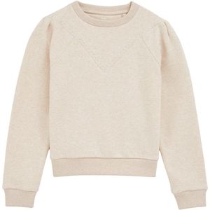 WE Fashion - Sweater - Beige - Regular Fit - Katoen