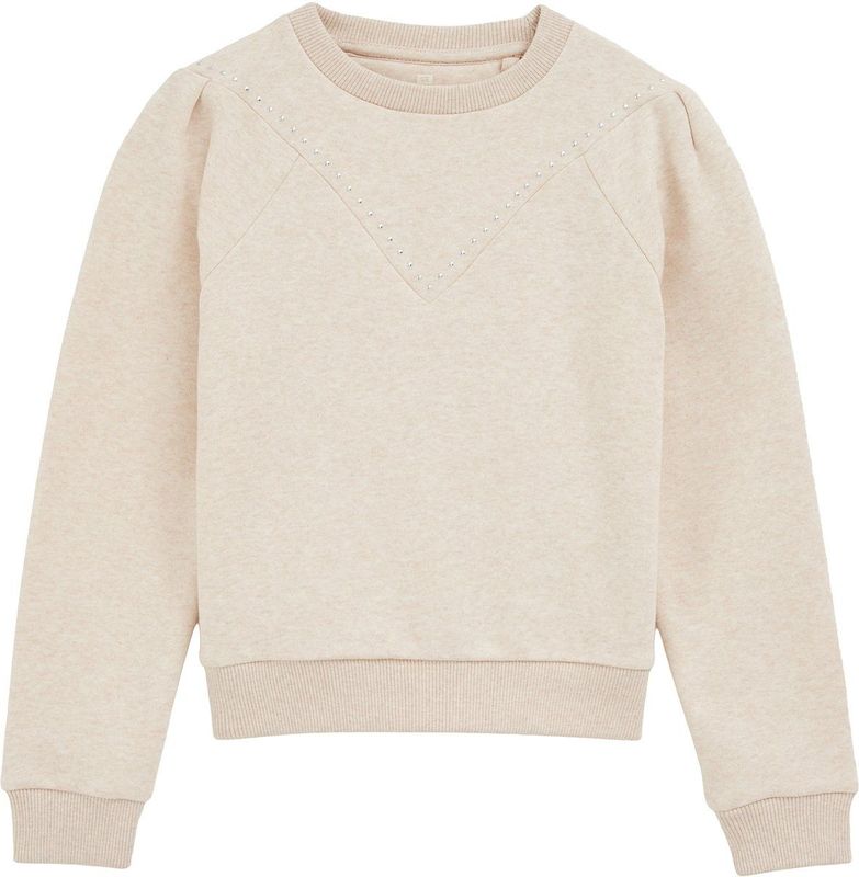 WE Fashion - Sweater - Beige - Regular Fit - Katoen