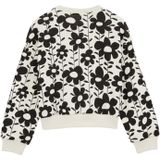WE Fashion - Meisjes Sweater - Bloemenprint - Oversized