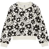 WE Fashion - Meisjes Sweater - Bloemenprint - Oversized