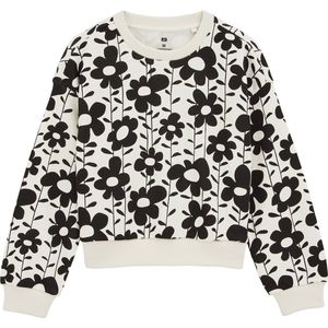 WE Fashion - Meisjes Sweater - Bloemenprint - Oversized - Ronde Hals