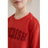 WE Fashion - Sweater - Meisjes - Regular Fit - Ronde Hals - Geborduurd