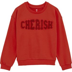 WE Fashion - Sweater - Meisjes - Regular Fit - Ronde Hals - Geborduurd